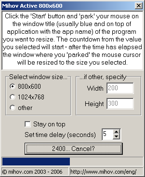 Mihov Active 800x600 Screenshot